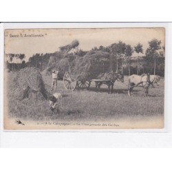 AVALLON: a la campagne! le chargement des gerbes - état