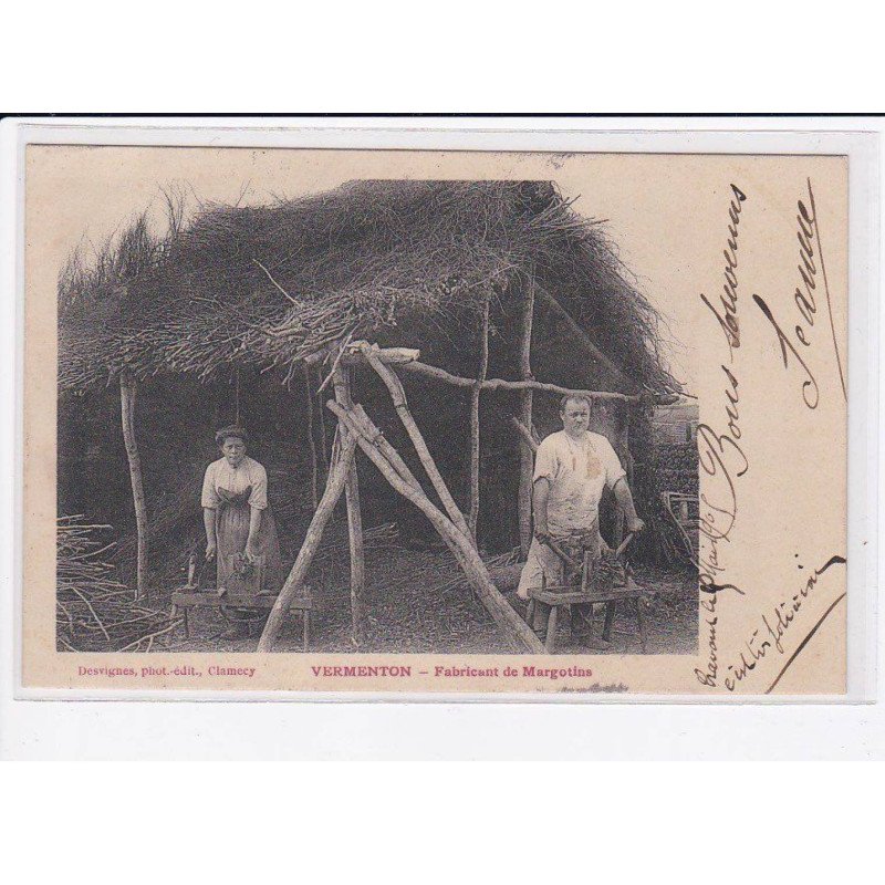 VERMENTON: fabricant de margotins - très bon état