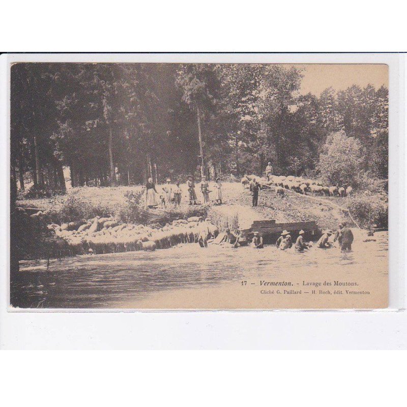 VERMENTON: lavage des moutons - très bon état