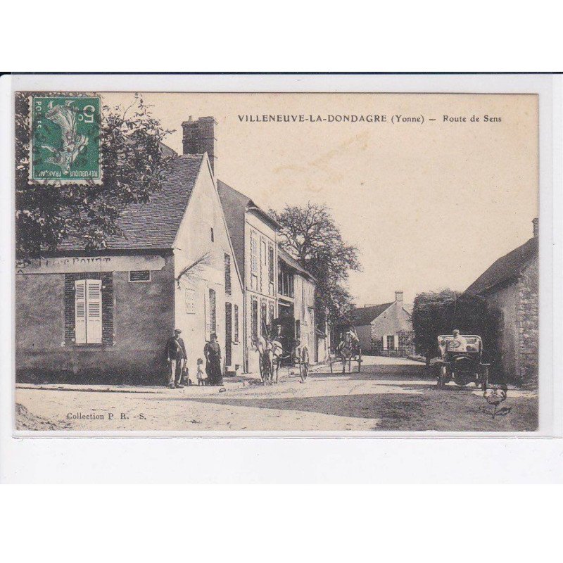 VILLENEUVE-LA-DONDAGRE: route de sens - très bon état