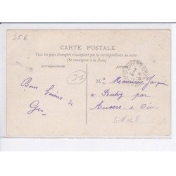 YERRES: rue de paris, la fanfare et les pompiers - très bon état