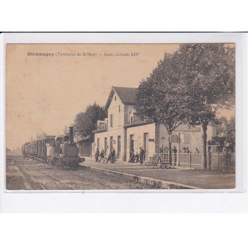 GIROMAGNY: gare - très bon état