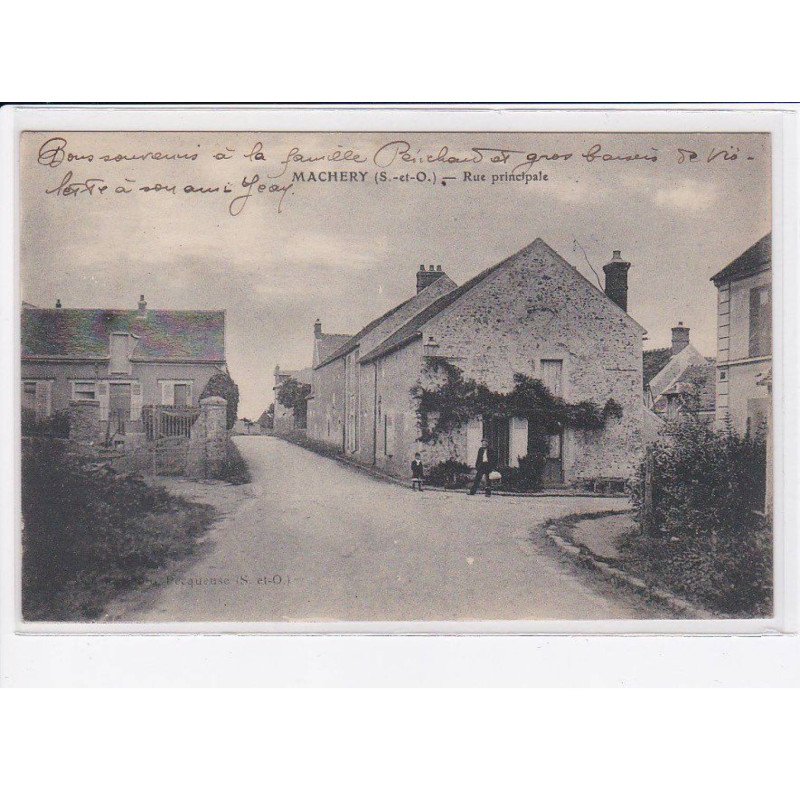 MACHERY: rue principale - très bon état