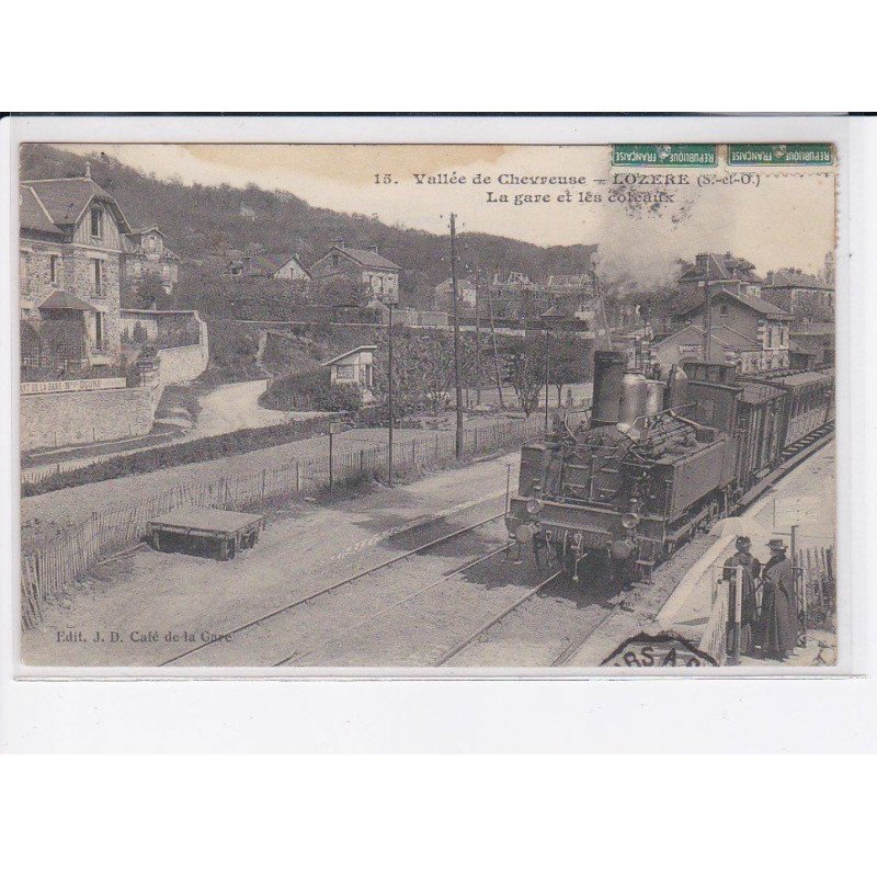 LOZERE: la gare et les coteaux - état