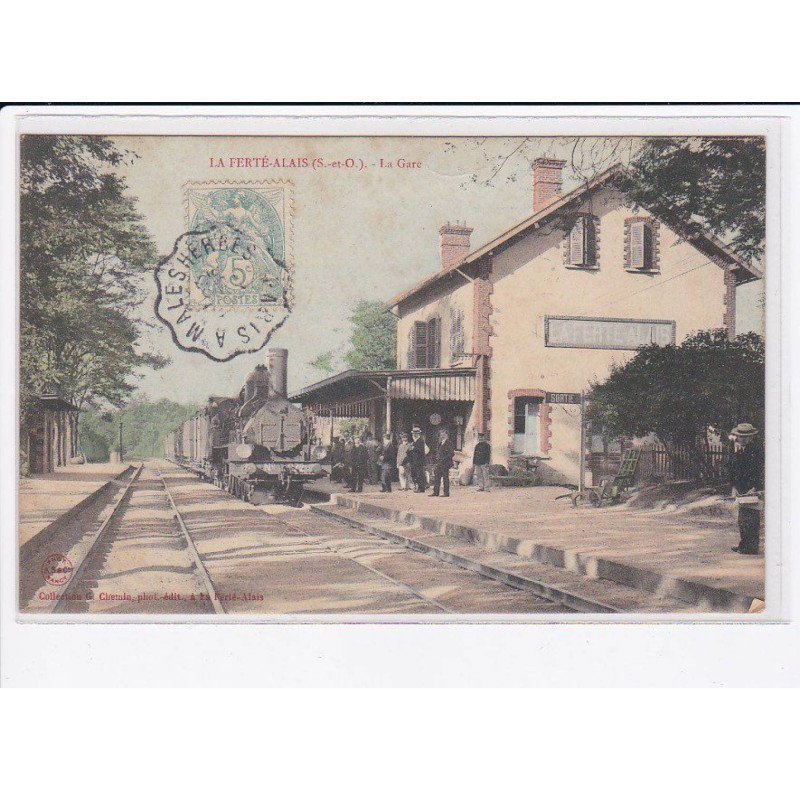LA FERTE-ALAIS: la gare - état