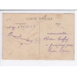 MONTLHERY: la station du tramway, le départ du train de marcoussis - très bon état