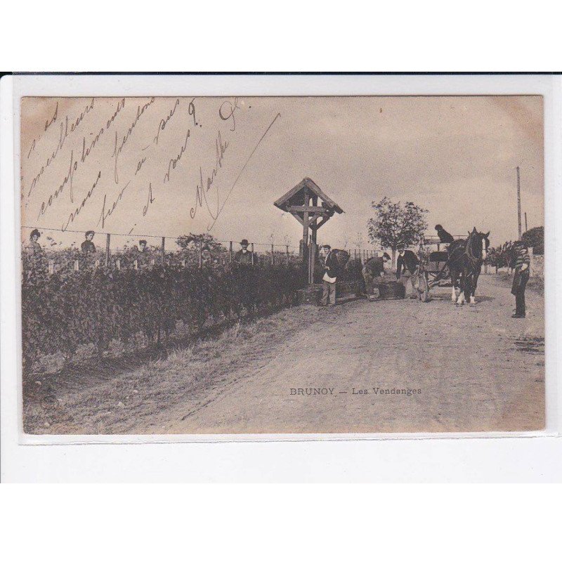 BRUNOY: les vendanges - très bon état