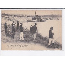 DRAVEIL-VIGNEUX: les grèves la journée sanglante du 30 juillet, vue générale des sablonnières - très bon état