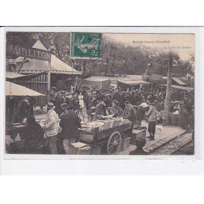 SAINT-OUEN: notre marché aux puces, la section des erudits - très bon état