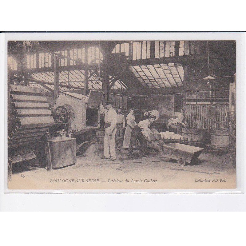 BOULOGNE-sur-SEINE: intérieur du lavoir guibert - très bon état