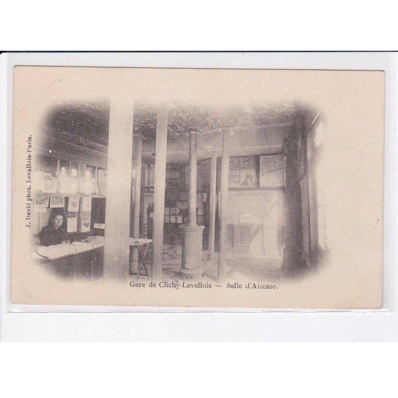 CLICHY: gare de clichy-levallois, salle d'attente - très bon état