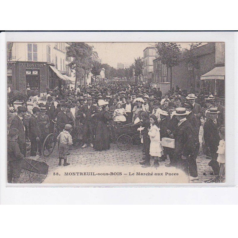 MONTREUIL-sous-BOIS: le marché aux puces - très bon état