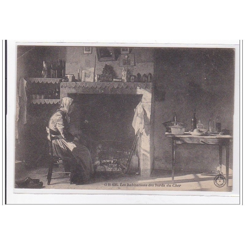 CHER : les habitations des bords du cher  - etat