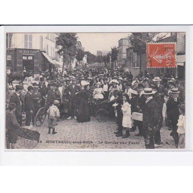 MONTREUIL-sous-BOIS: le marché aux puces - très bon état
