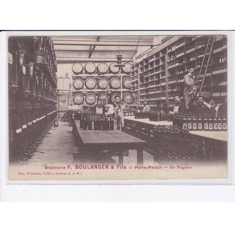 PANTIN: distillerie F. Boulanger et fils, un magasin - très bon état
