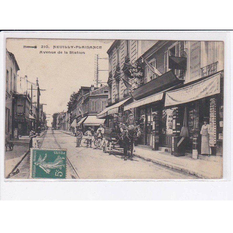 NEUILLY-PLAISANCE: avenue de la station - très bon état