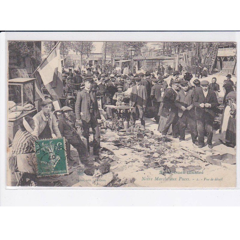SAINT-OUEN: notre marché aux puces, vue de détail - état