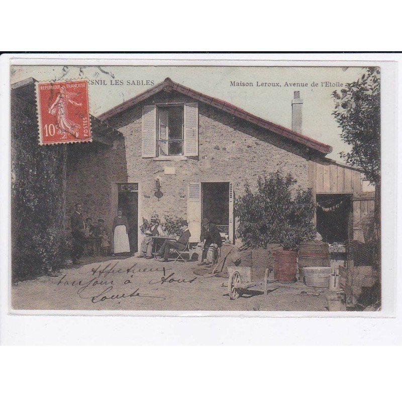 LE BLANC-MESNIL: mesnil les sables: maison leroux, avenue de l'étoile - très bon état