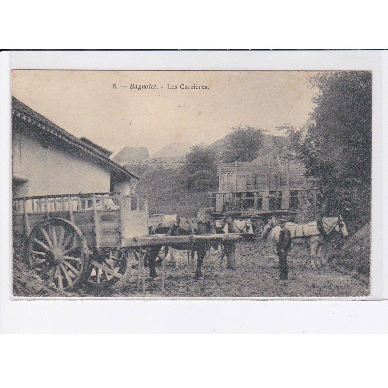 BAGNOLET: les carrières - très bon état