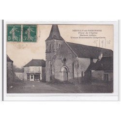 NEUILLY-sur-SANCERRE : place de l'eglise, maison julien, tissus nouveautés chapellerie - tres bon etat