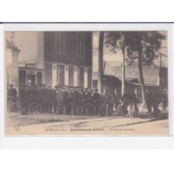 RUEIL: établissements hurtu, l'entrée des ouvriers - très bon état