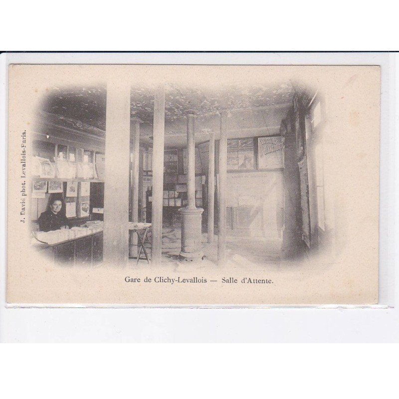 CLICHY: gare de clichy-levallois, salle d'attente - très bon état