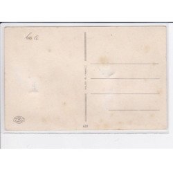 BOURET Germaine : carte postale a systeme (poule et coq)- très bon état