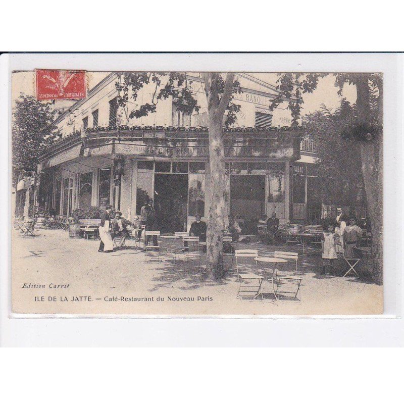 NEUILLY-sur-SEINE: ile de la jatte café-restaurant du nouveau paris - très bon état
