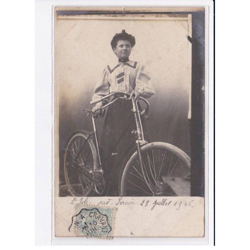 L'ISLE-sur-SEREIN: 2CPA, femme, vélo - très bon état