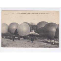 SAINT-CLOUD: parc de l'aéroclub de france, un départ de ballon - très bon état