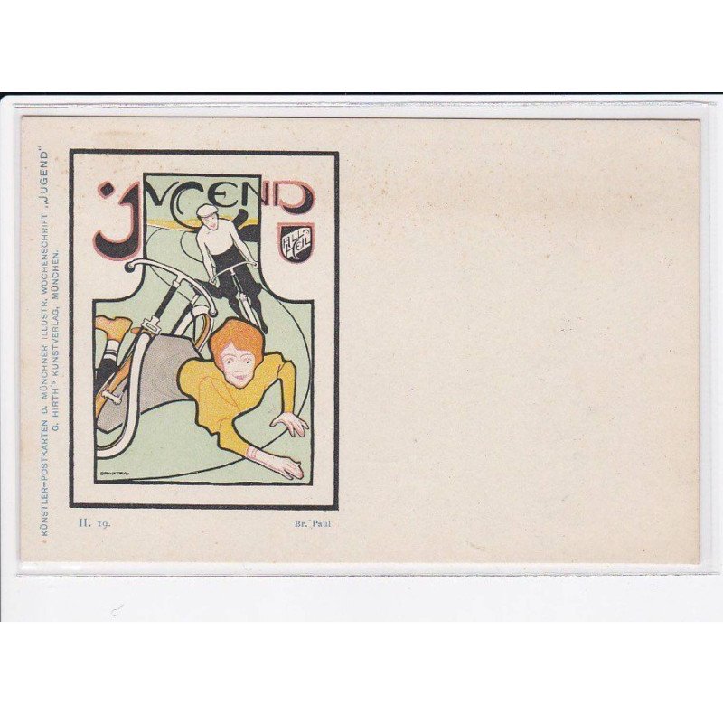 JUGEND : illustrée par PAUL (vélo - cycles) - bon état (un coin plié)