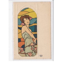 KIRCHNER Raphaël : carte postale de la série des VITRAUX E-12 - Bon état (petites traces)
