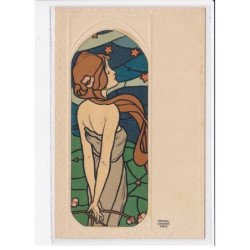 KIRCHNER Raphaël : carte postale de la série des VITRAUX E-12 - Bon état (très petites traces)