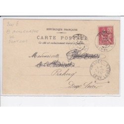 FONTANE Charles : carte postale de service pour "le Cartophile" (revue) avec autographe de l'auteur - très bon état