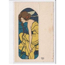 KIRCHNER Raphaël : carte postale de la série des VITRAUX E-12 - Bon état (petites traces)