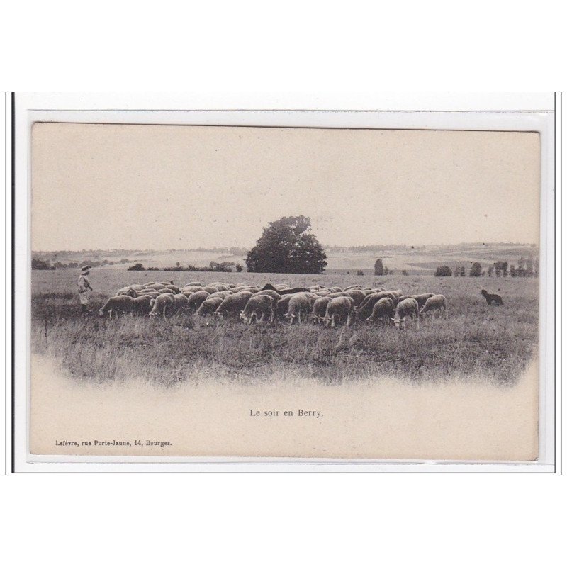 BERRY : le soir en berry - tres bon etat