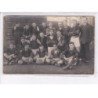 RUGBY: équipe, était avec une carte photo de SCUF - état