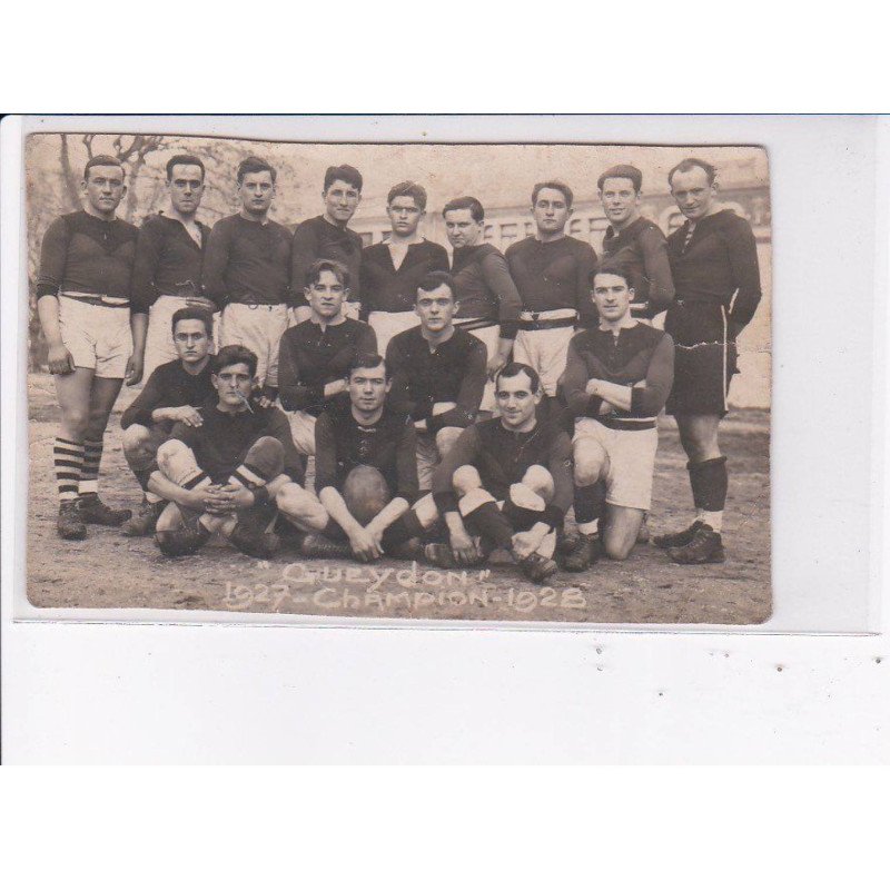 RUGBY: équipe, queydon 1927 champion 1928 - état