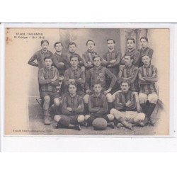 RUGBY: équipe, stade thiernois 2e équipe 1911-1912 - très bon état