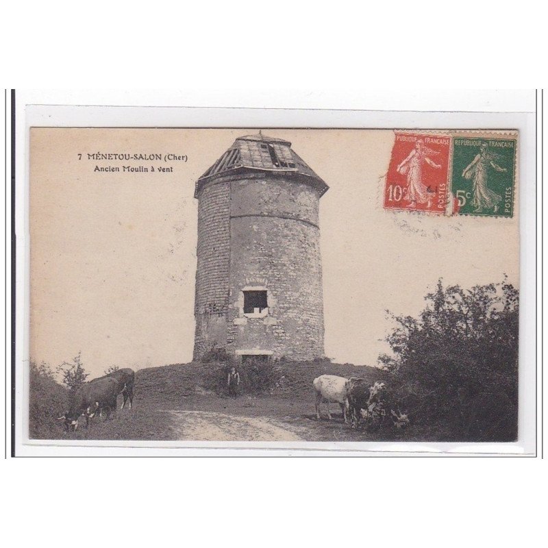 MENETOU-SALON : ancien moulin a vent - tres bon etat