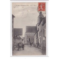 LES AIX-D'ANGILLON : rue de l'eglise - tres bon etat