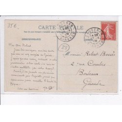 RUGBY: équipe, cauderan-bordeaux, une partie de foot-ball sur la grande pelouse - très bon état