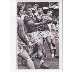 RUGBY: équipe De Gregorio, autographe - très bon état