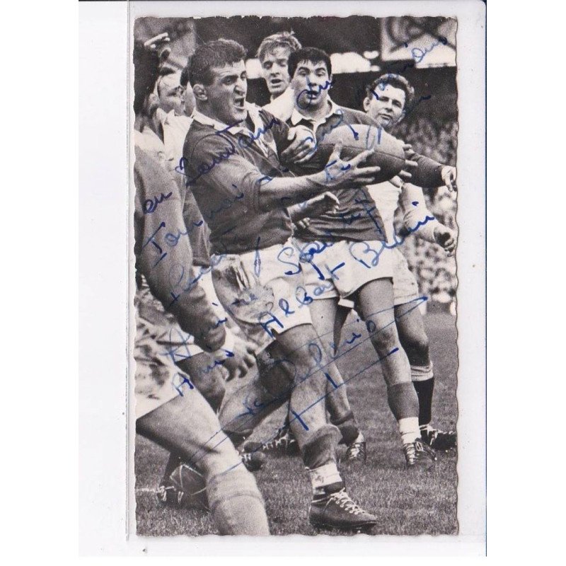 RUGBY: équipe De Gregorio, autographe - très bon état