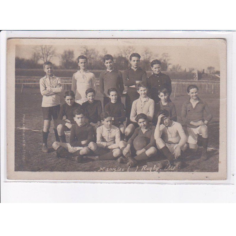 RUGBY: équipe, paris, stanislas - très bon état