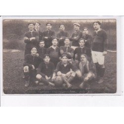 RUGBY: équipe, aspremont 1913-1914, alpes maritime - très bon état