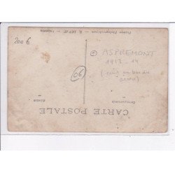 RUGBY: équipe, aspremont 1913-1914, alpes maritime - très bon état