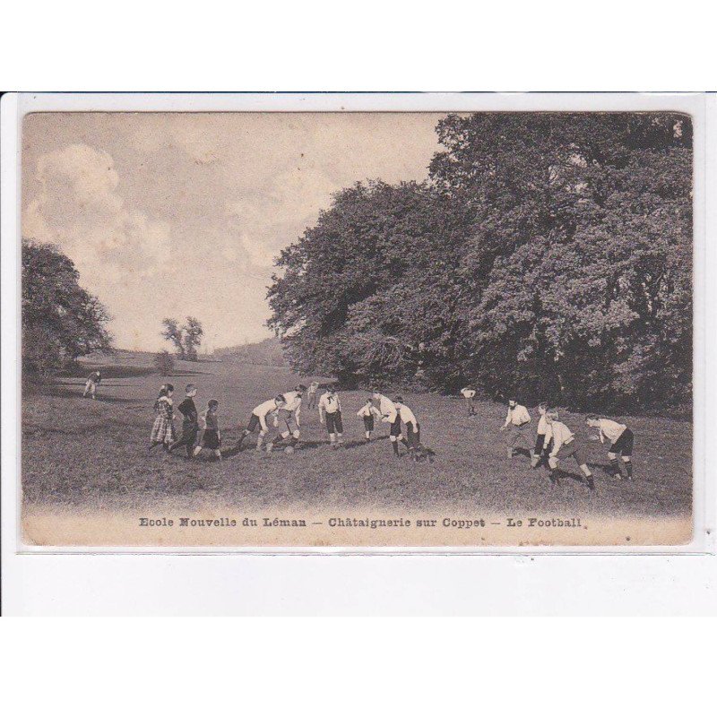 RUGBY: équipe, suisse, école nouvelle du lémas, châtaignerie sur coppet, le football - état