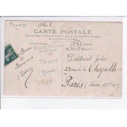 RUGBY: équipe, toucy, école primaire supérieur de toucy, S.C.S.T - très bon état