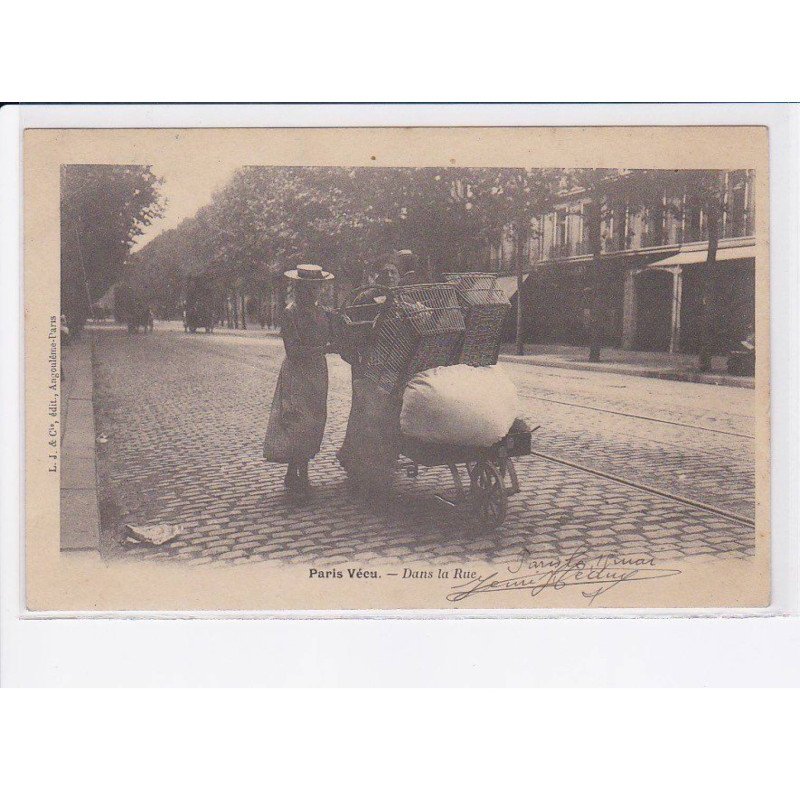 PARIS: paris vécu, dans la rue - très bon état